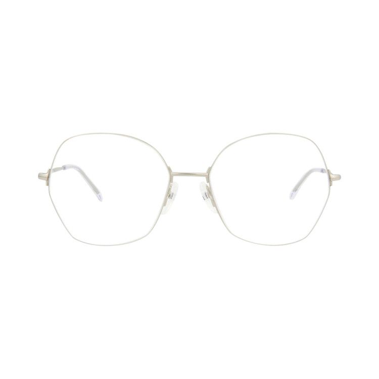 Balenciaga Round-Frame Metal Optical Frames Silver Transparent