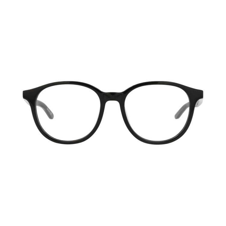 Balenciaga Round-Frame Acetate Optical Frames Black Transparent