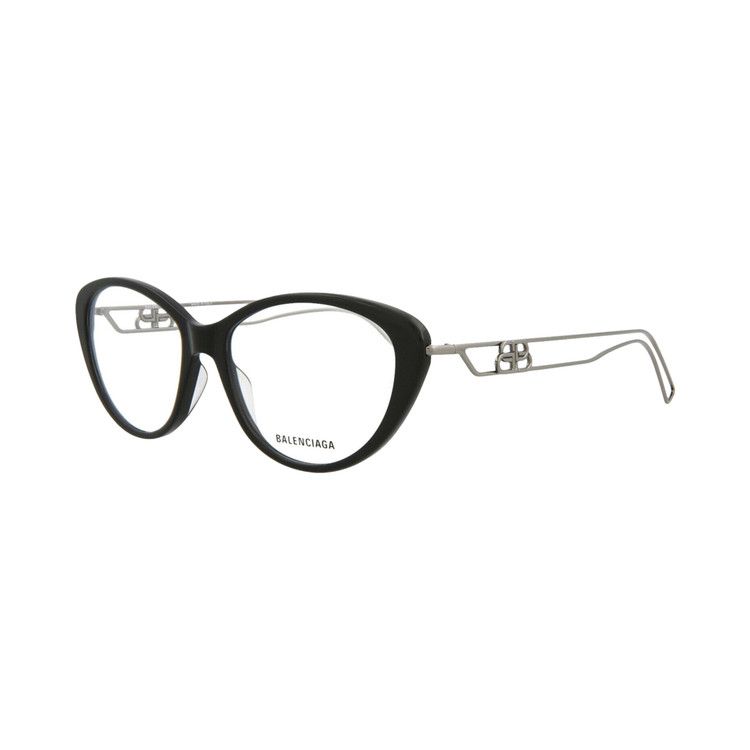 Balenciaga Cat Eye-Frame Acetate Optical Frames Black Grey Transparent