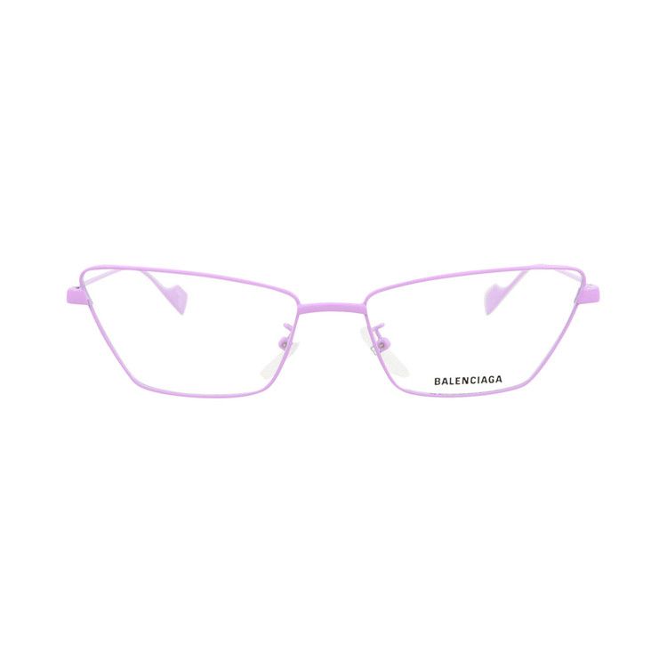 Balenciaga Cat Eye-Frame Metal Optical Frames Violet Transparent