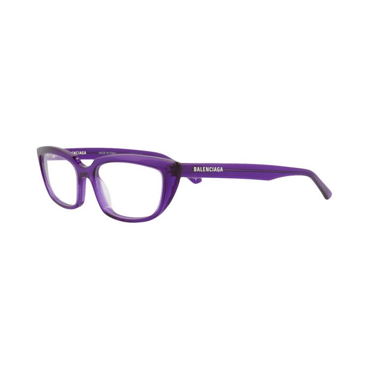 Balenciaga Cat Eye-Frame Acetate Optical Frames Violet Transparent
