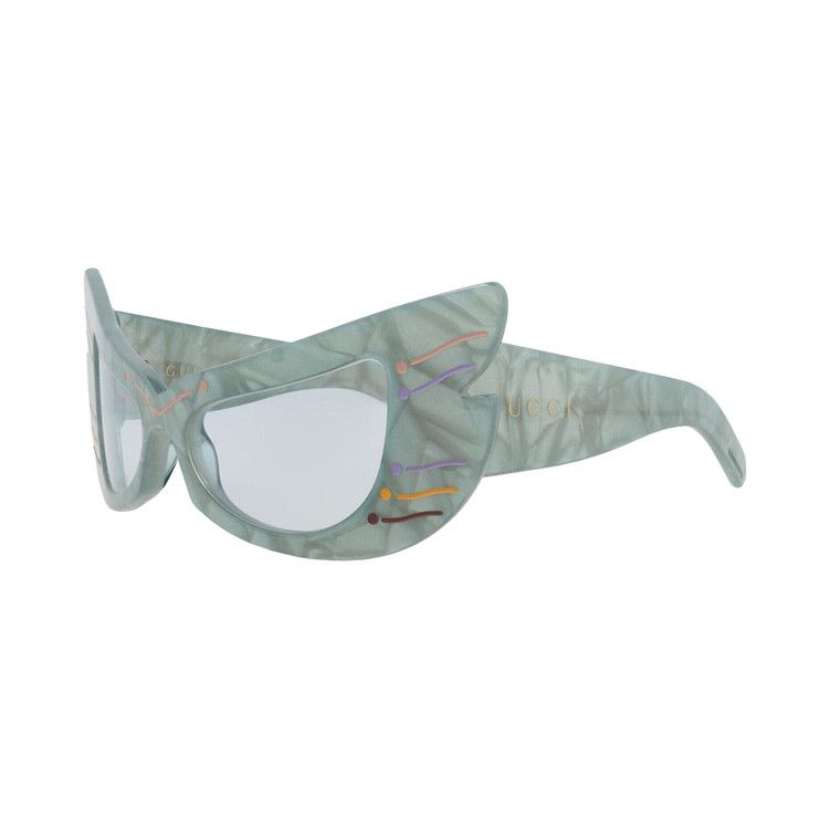 Gucci Cat Eye-Frame Acetate Sunglasses Light Blue