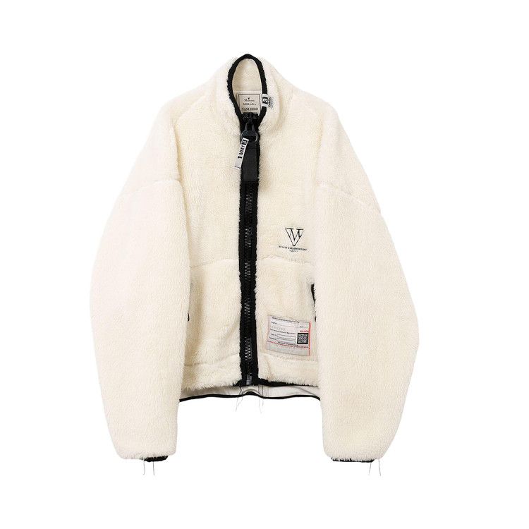 Buy Maison Mihara Yasuhiro Amateur Sewn Like Boa Jacket 'White