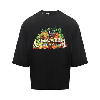 Buy Willy Chavarria Fresh Produce Buffalo Tee 'Black' - WCJSY0126