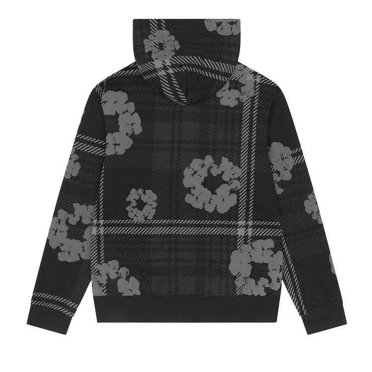 Buy Denim Tears Plaid Cotton Wreath Zip Hoodie 'Black