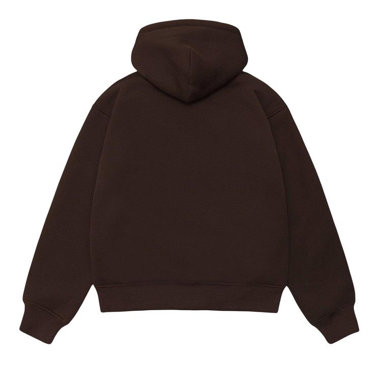 Stussy Bonded Sherpa Hoodie 'brown'