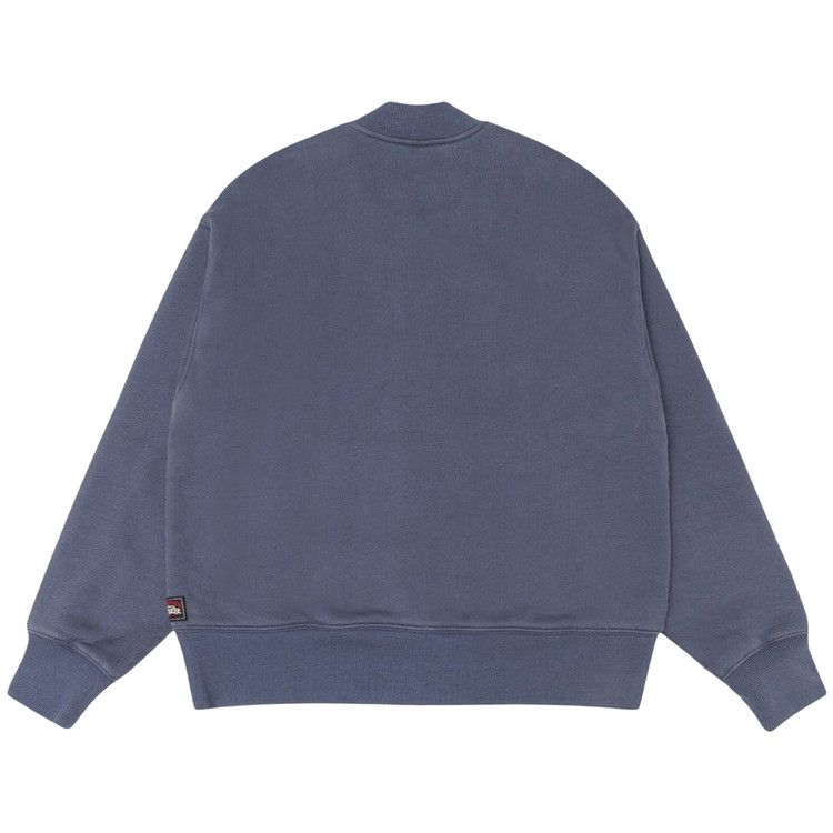Stussy Thermal Lined Fleece Zip Faded Blue