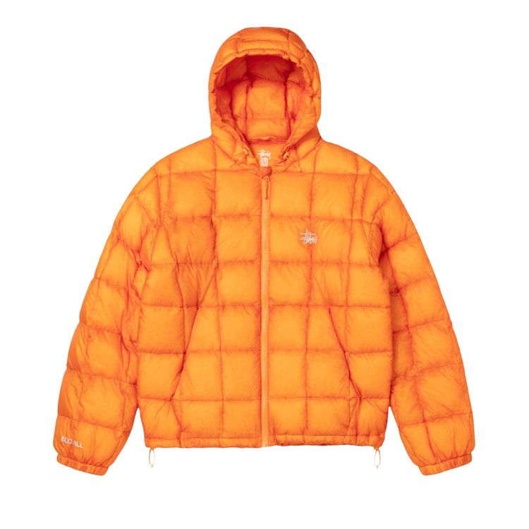 Buy Stussy Midweight Hooded Puffer 'Orange' - 115856 ORAN | GOAT