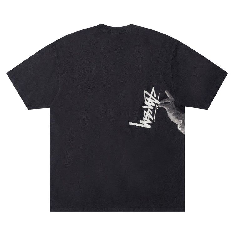 Buy Stussy Paris Tee 'Faded Black' - 1905164 FADE | GOAT