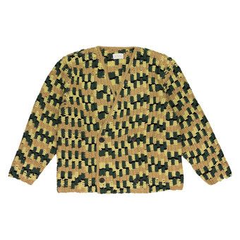 【okaimono様用】激レア90sヴィンテージ ブルマリン レモン柄カーディガ Buy Aimé Leon Dore Double Breasted Hand Knit Cardigan 'Camo