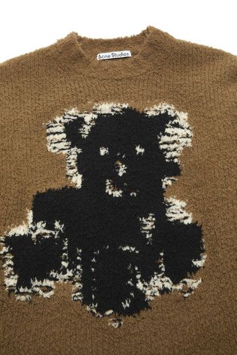 Buy Acne Studios Crewneck Sweater 'Khaki Beige' - A60601 CVI KHAK