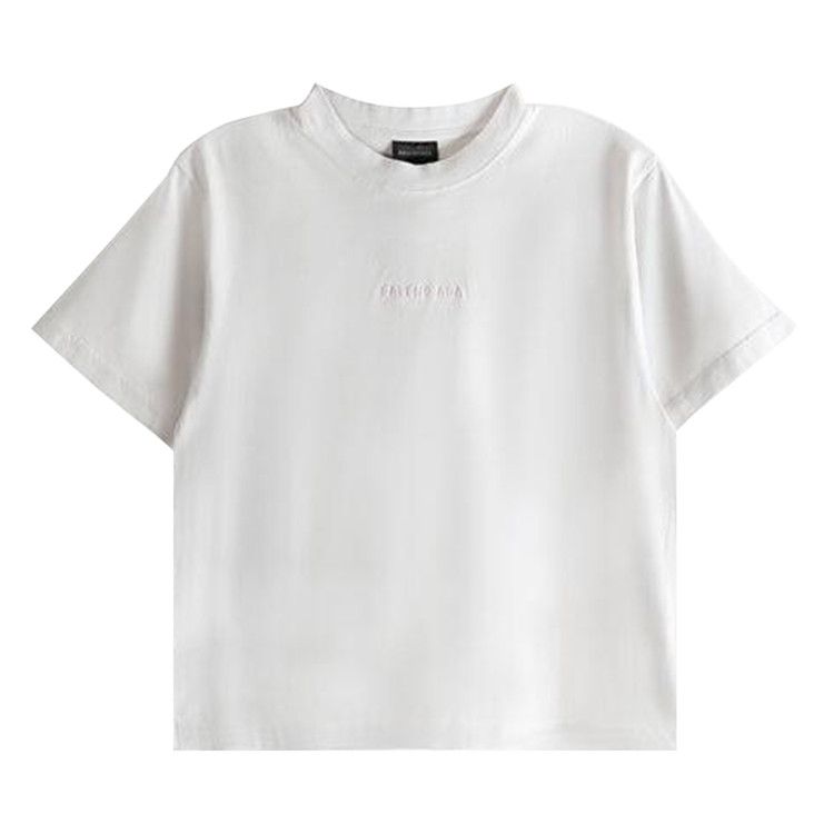 Balenciaga Medium Fit T-Shirt Dirty White/Baby Pink