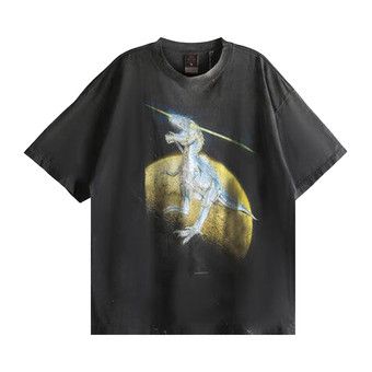 Saint Mxxxxxx Sorayama T-Rex T-Shirt Black Price in India