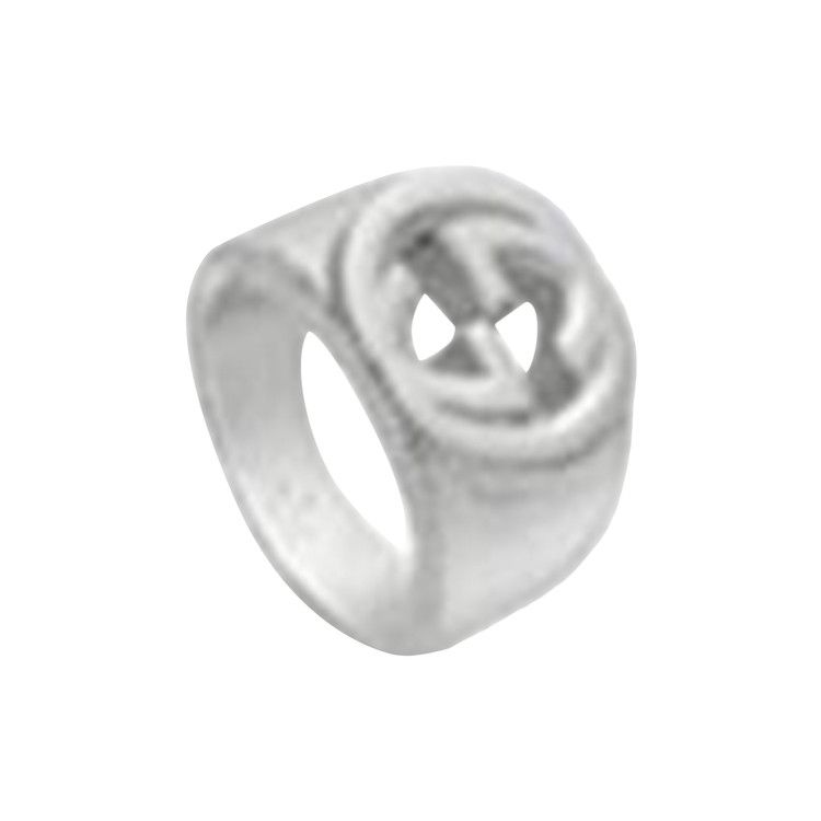 Gucci Sterling Silver Interlocking G Ring Silver