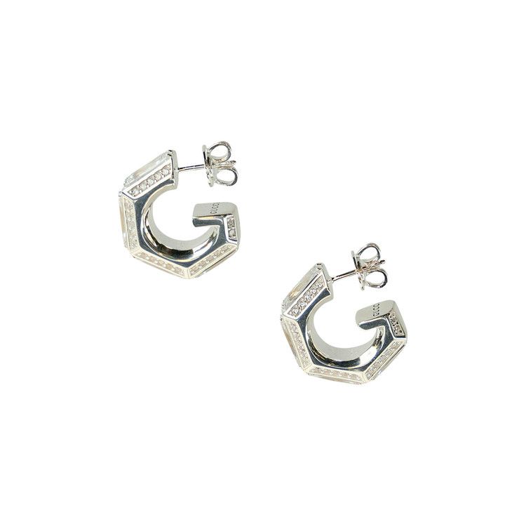 Gucci G Cube Earrings 'silver'