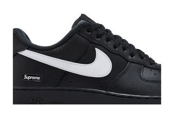 Buy Supreme x Air Force 1 Low 'Box Logo - Black White