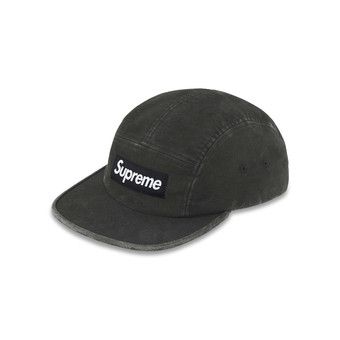 Buy Supreme 2-Tone Moleskin Camp Cap 'Black' - FW25H56 BLACK