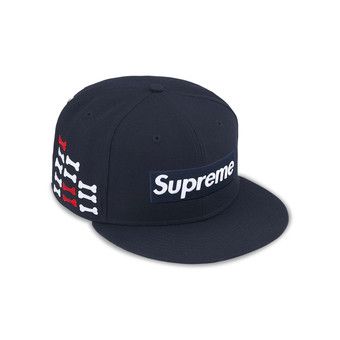 Buy Supreme Bones Box Logo New Era 'Navy' - FW25H46 NAVY | GOAT