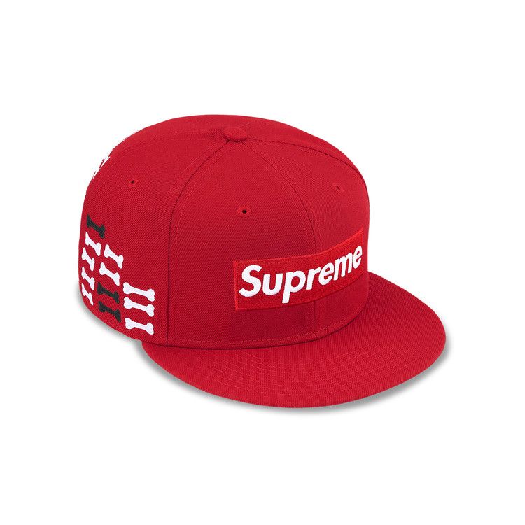 Buy Supreme Bones Box Logo New Era 'Red' - FW25H46 RED | GOAT