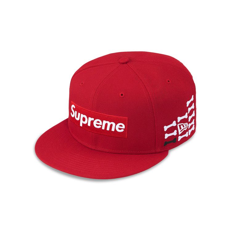 Buy Supreme Bones Box Logo New Era 'Red' - FW25H46 RED | GOAT