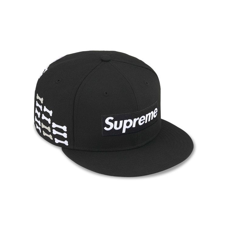 Buy Supreme Bones Box Logo New Era 'Black' - FW25H46 BLACK | GOAT CA