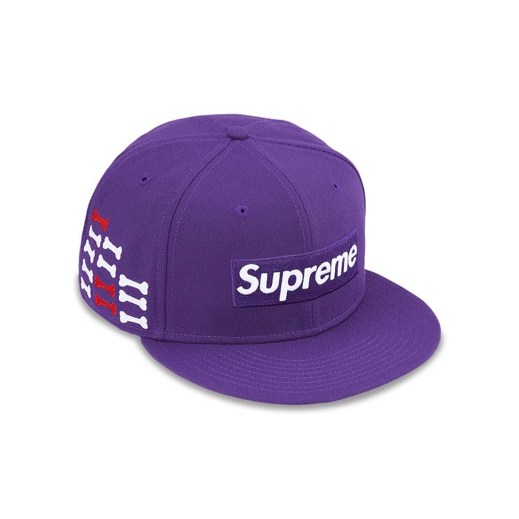 Buy Supreme Bones Box Logo New Era 'Purple' - FW25H46 PURPLE | GOAT