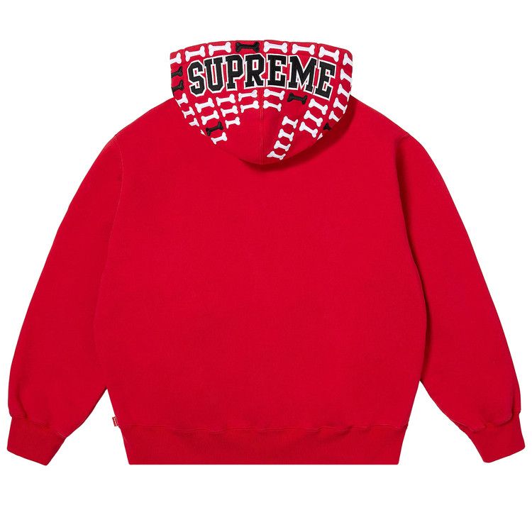 Buy Supreme League Champs Zip Up Hooded Sweatshirt 'Red