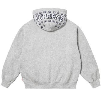 Buy Supreme League Champs Zip Up Hooded Sweatshirt 'Heather