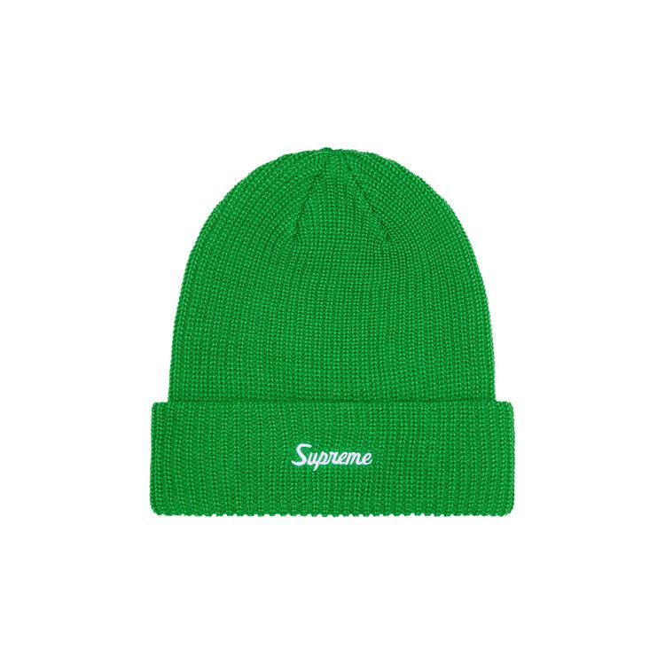 Buy Supreme Loose Gauge Beanie 'Green' - FW25BN25 GREEN | GOAT