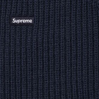 Buy Supreme Small Box Polo Sweater 'Navy' - FW25SK37 NAVY | GOAT
