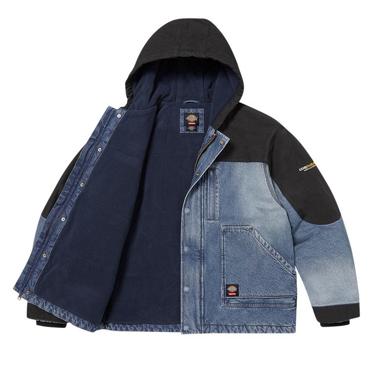 Supreme x Dickies Cordura Hooded Work J… Buy Supreme X Dickies Cordura Hooded Work Jacket 'denim' Online in