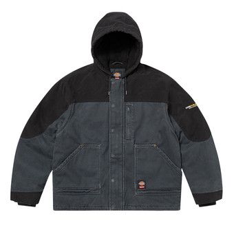25FW Supreme Dickies Work Jacket M 新品 黒 Supreme Dickies Cordura Hooded Work Jacket (FW25) - $248