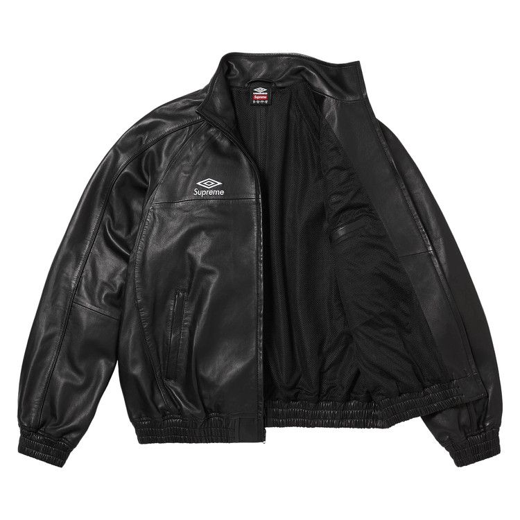 Buy Supreme x Umbro Leather Track Jacket 'Black' - FW25J17 BLACK