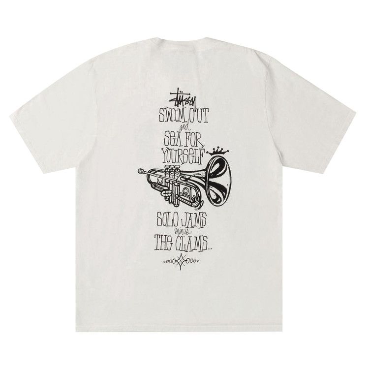 Stussy Swim Out T-Shirt Pigment Dyed Natural