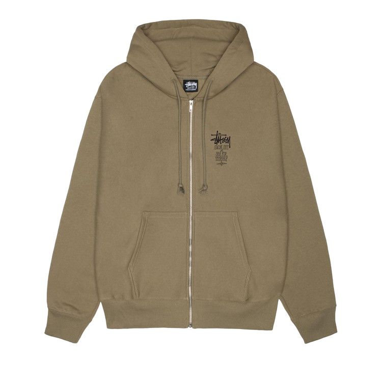 Stussy Swim Out Zip Hoodie Army