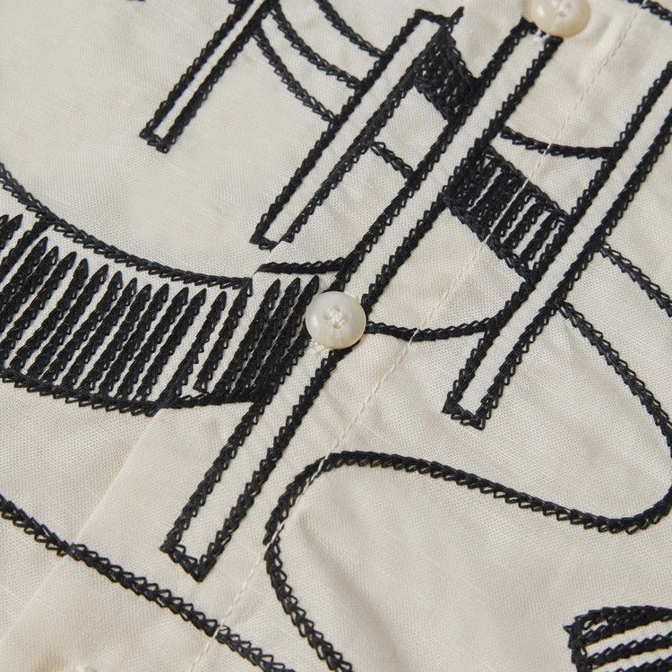 Parra The Dunes Short-Sleeve Shirt 'off White'