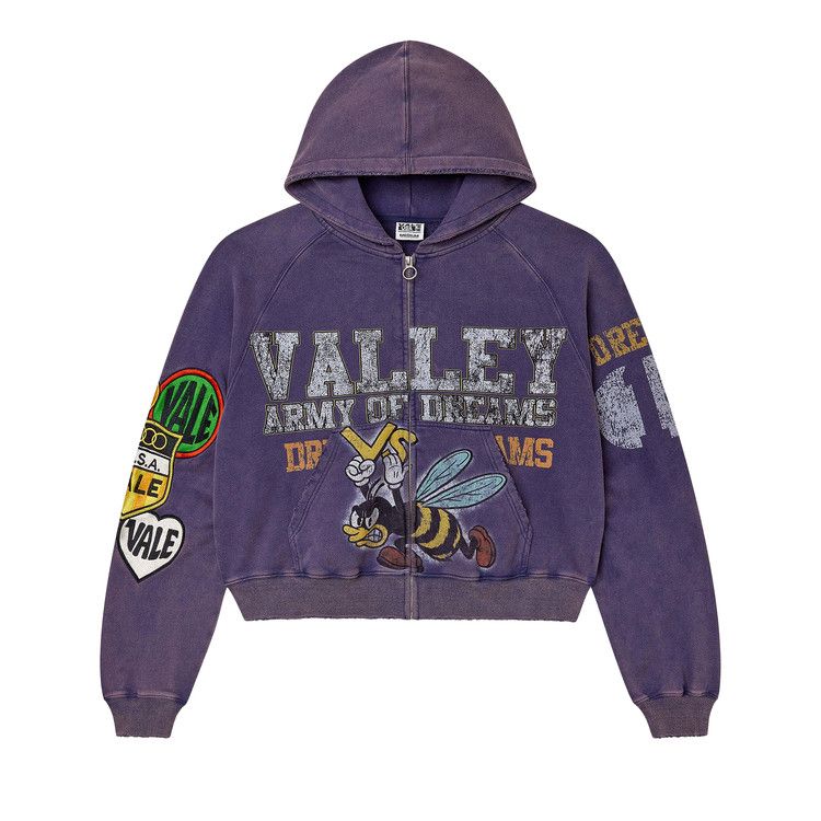 Buy Vale Forever Army Zip Up 'Purple' - VALE 09 007 AZUN NY | GOAT
