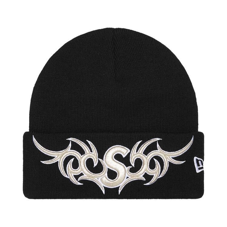 BAL マフラー　itimi shury supreme ganni bott Buy Supreme New Era Tribal S Logo Beanie 'Black' - FW25BN7