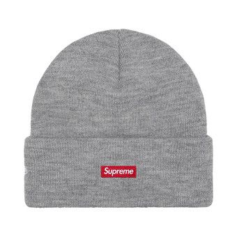 Buy Supreme New Era Tribal S Logo Beanie 'Heather Grey' - FW25BN7