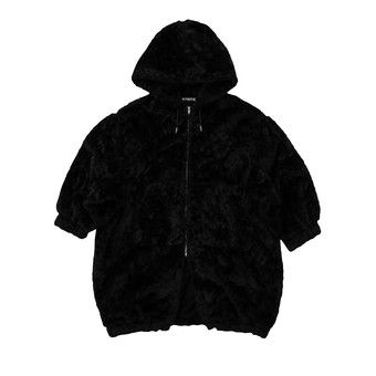 Buy Mastermind Japan Polar Bear Long Zip Up Hoodie 'Black