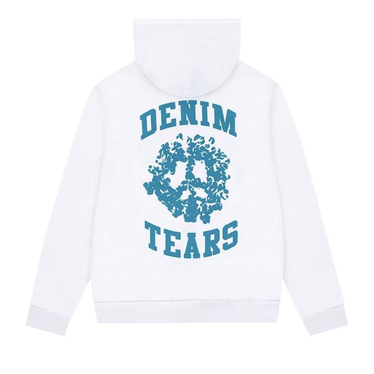 Denim Tears Denim University Zip Hoodie White