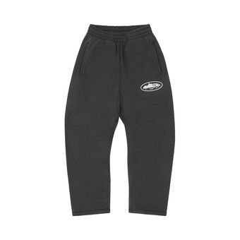 Buy Corteiz Island Puff Print Open Hem Sweatpant 'Black