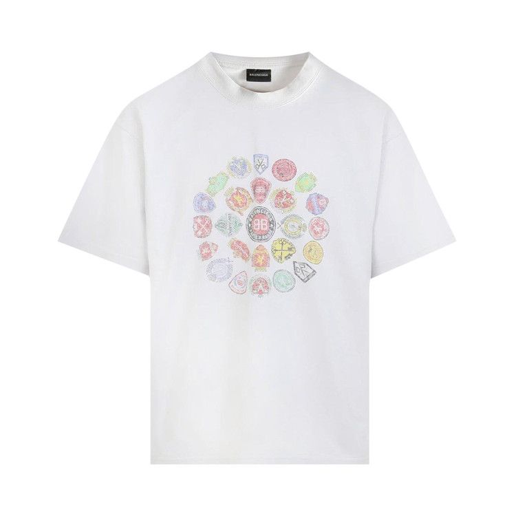 Balenciaga Medium Fit T-Shirt Dirty White