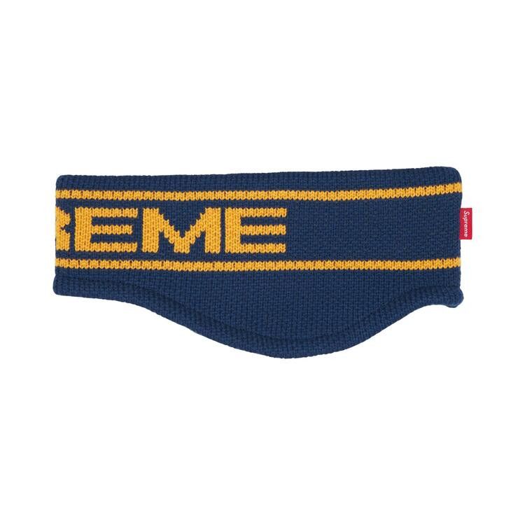 Buy Supreme Contrast Logo Headband 'Navy' - FW25BN50 NAVY | GOAT