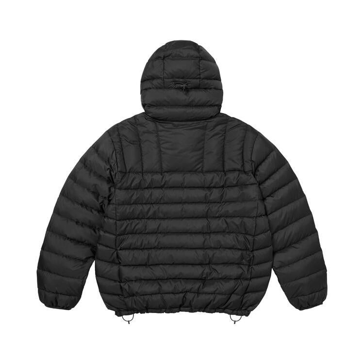 Buy Supreme Micro Down Half Zip Hooded Pullover 'Black' - FW25J40