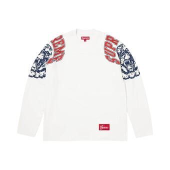 Buy Supreme Mascot Long-Sleeve Football Top 'White' - FW25KN25