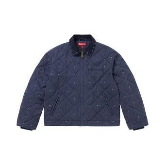 Buy Supreme x B.B. Simon Quilted Work Jacket 'Navy' - FW25J89 NAVY