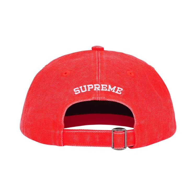 Buy Supreme Pigment Coated Canvas S Logo 6-Panel 'Bright Orange