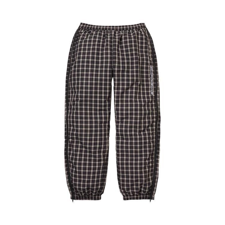 Buy Supreme Plaid Warm Up Pant 'Black' - FW25P8 BLACK | GOAT