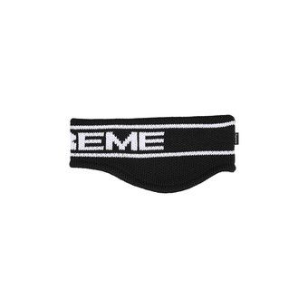 Buy Supreme Contrast Logo Headband 'Black' - FW25BN50 BLACK | GOAT